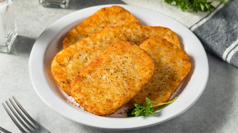 hashbrowns in bowl