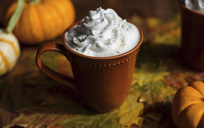Slow cooker pumpkin pie spice latte