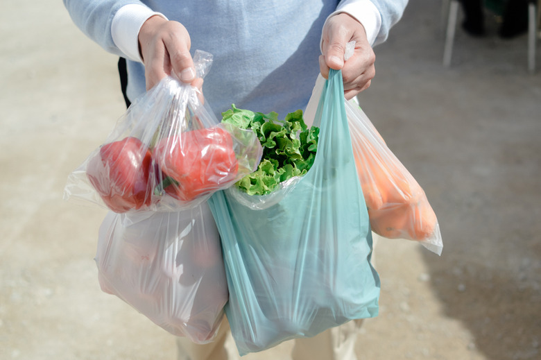 Plastic grocery bags
