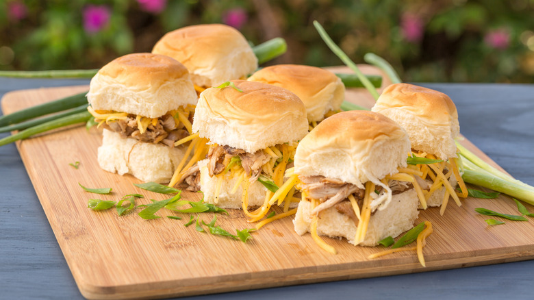 Mini Kalua pork sandwich sliders