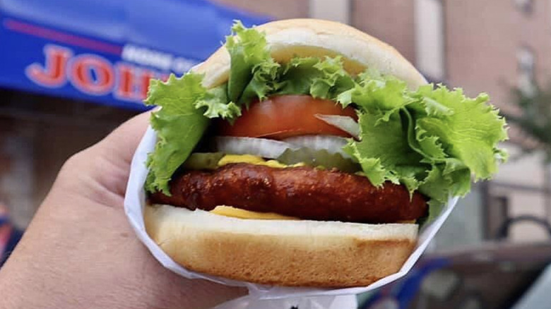 Pork chop sandwich