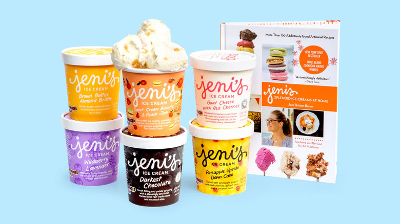 Jeni's pints and book