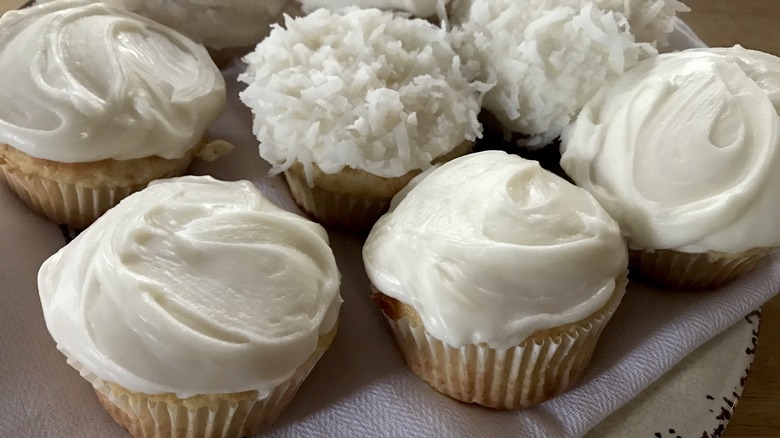 Homemade vanilla cupcakes