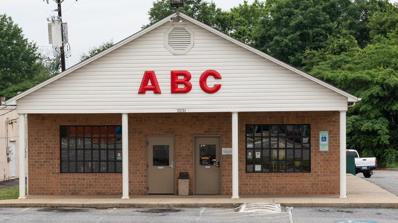 Storefront of an ABC State Store