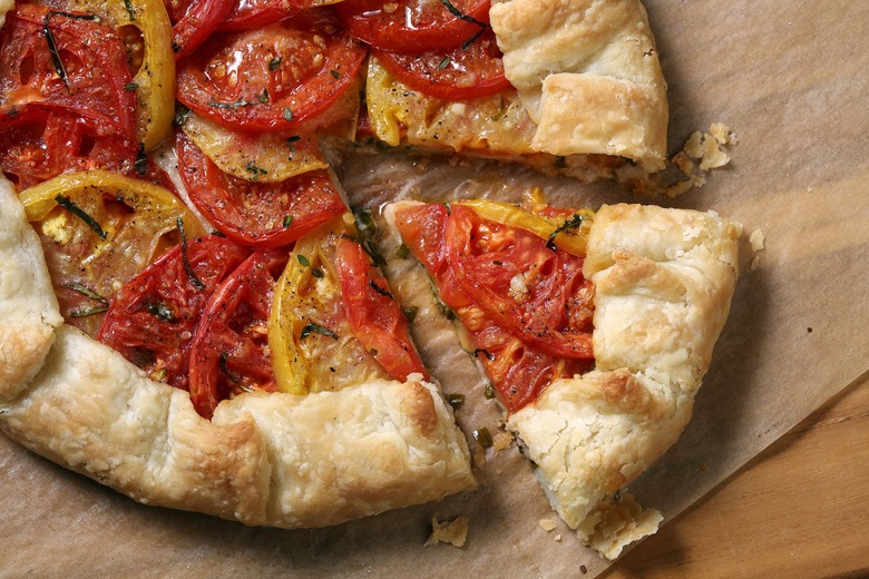 TomatoTart - recipes with fresh tomatoes in tomato season